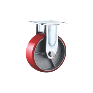 Rueda Fija / Pu/ Industrial 8"