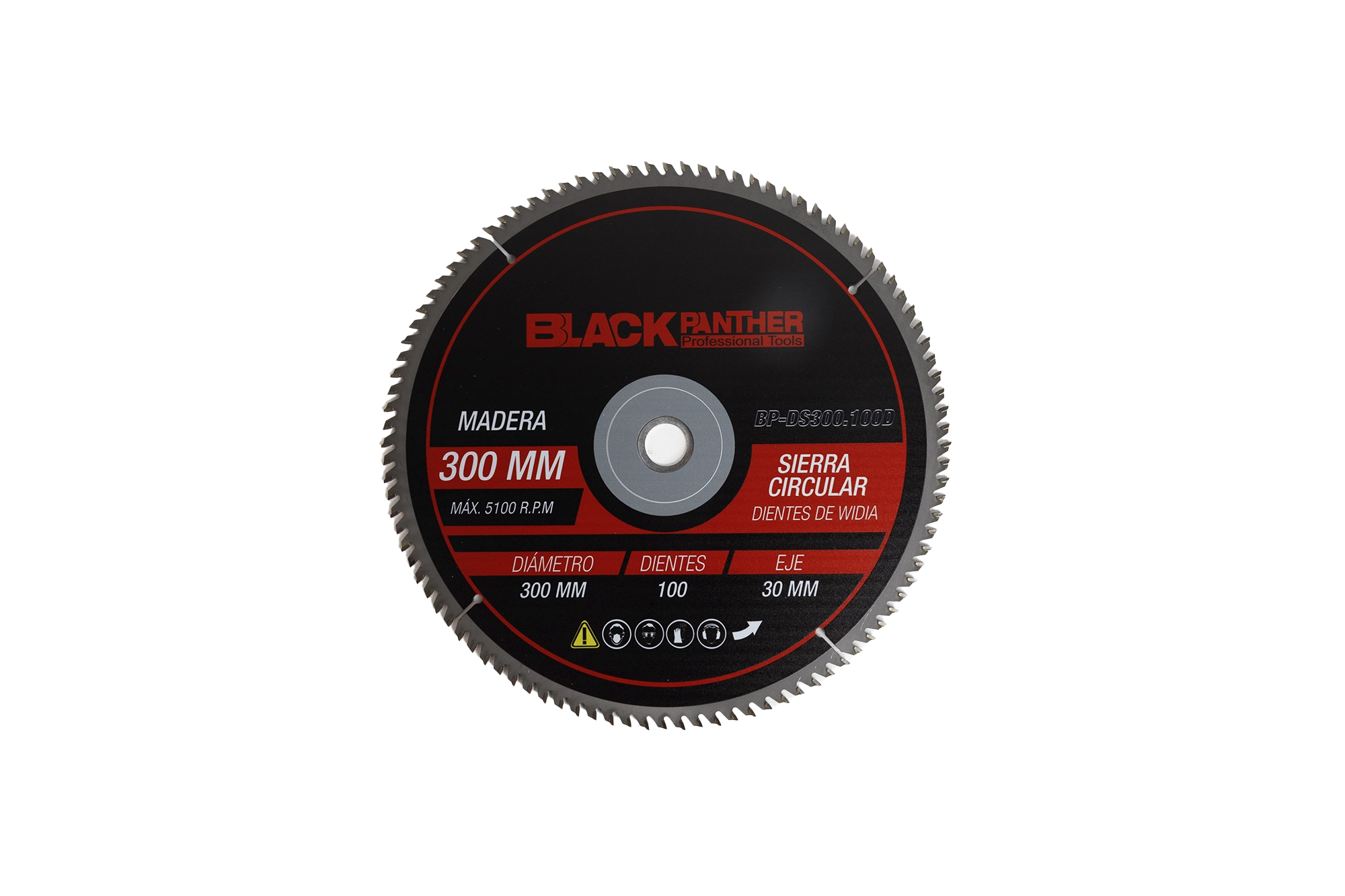 Disco de Sierra Circular 300 mm - Madera - 100 Dientes