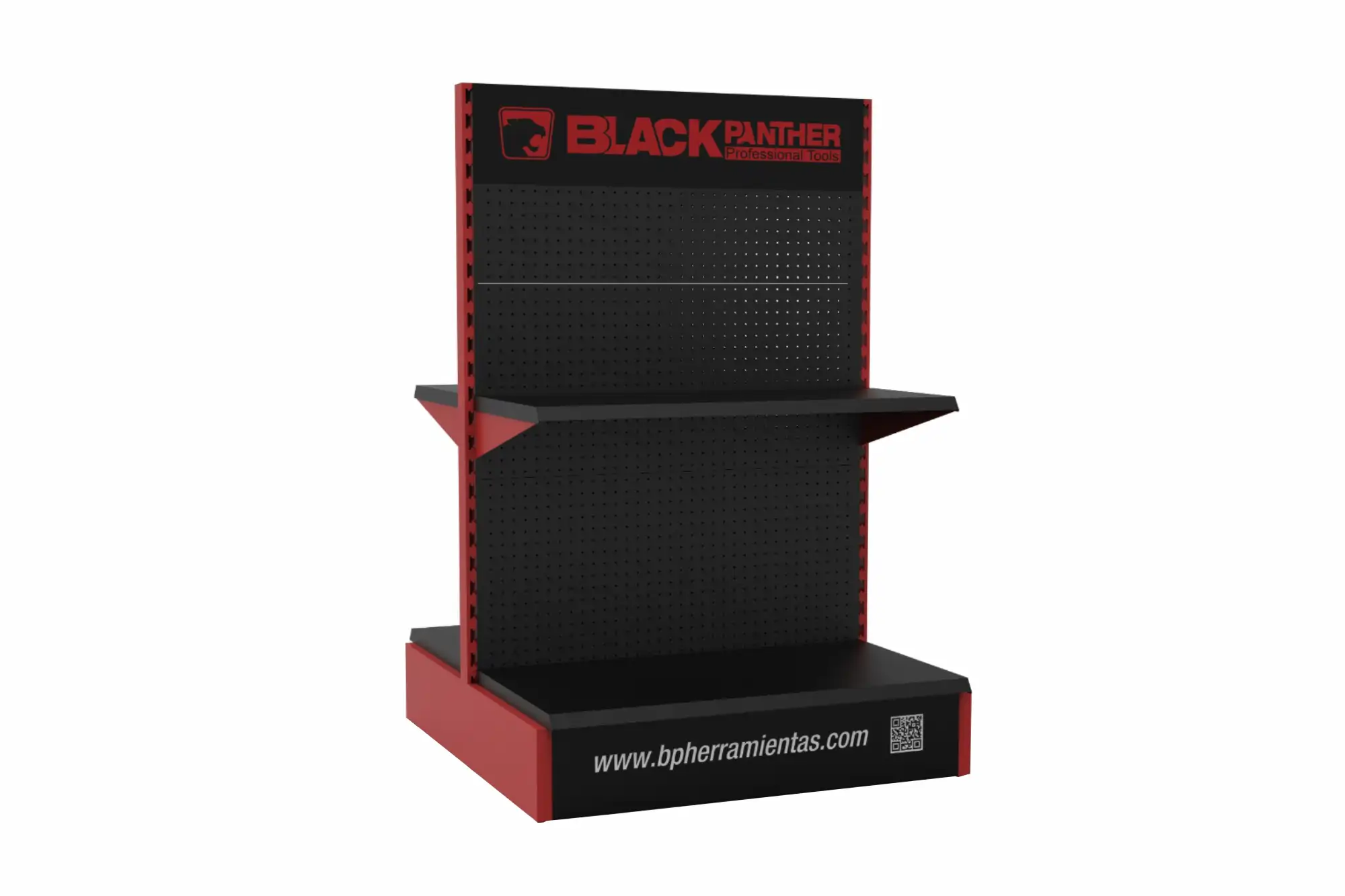 Exhibidor Doble Compacto - 60 Ganchos
